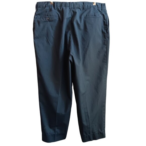 38x27 Vintage Mens 70's Gray Dacron Work/Dress Pants Slacks Talon Zipper USA - Picture 3 of 6